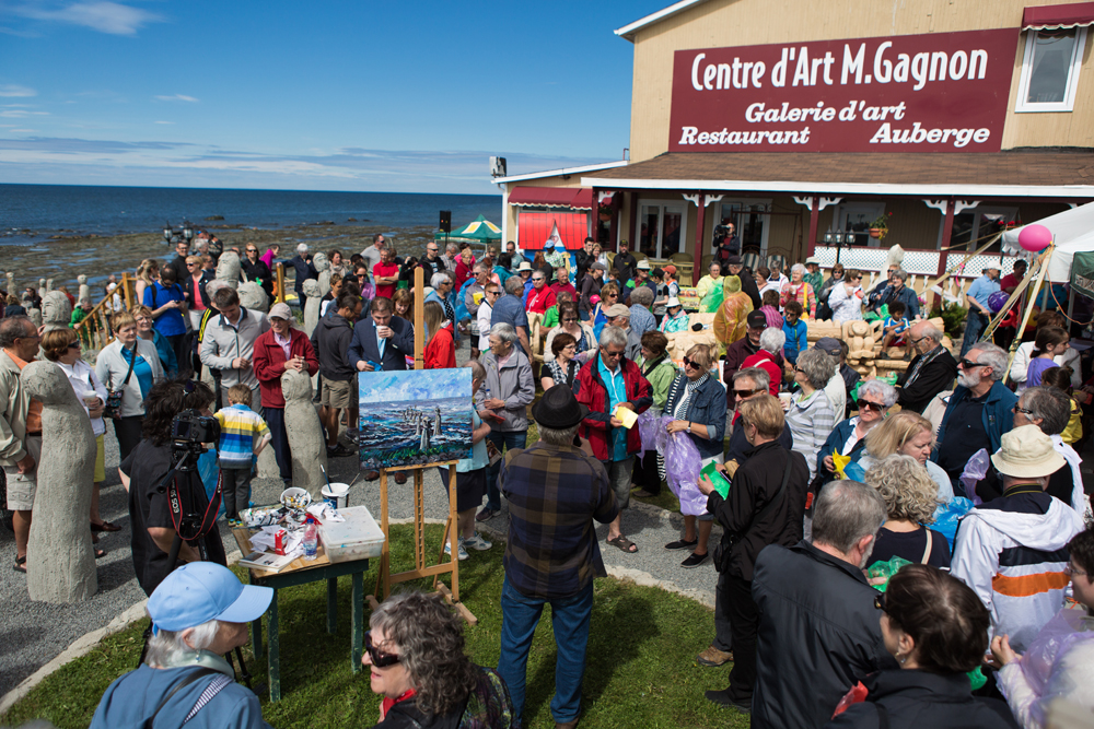 Galerie d’art, Centre d’Art Marcel Gagnon, Sainte-Flavie, Gaspésie