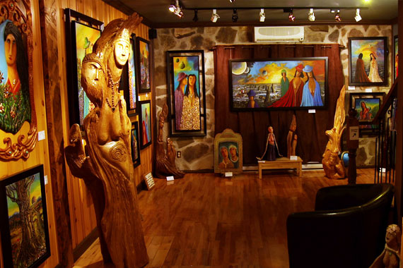 Galerie d’art, Centre d’Art Marcel Gagnon, Sainte-Flavie, Gaspésie